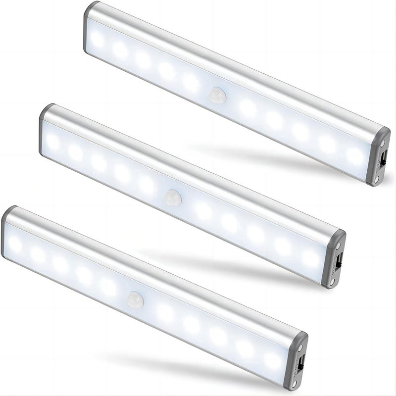 Zestaw 3 lamp LED bez funkcji Capteur Magnétique, akumulatorów przez USB, urządzeń przenośnych z podwójnym trybem na plakacie.