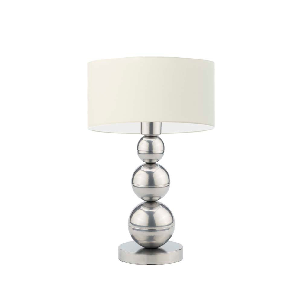Lampka nocna na biurko lampa biurkowa LED z abażurem walec 30cm BUBBLE