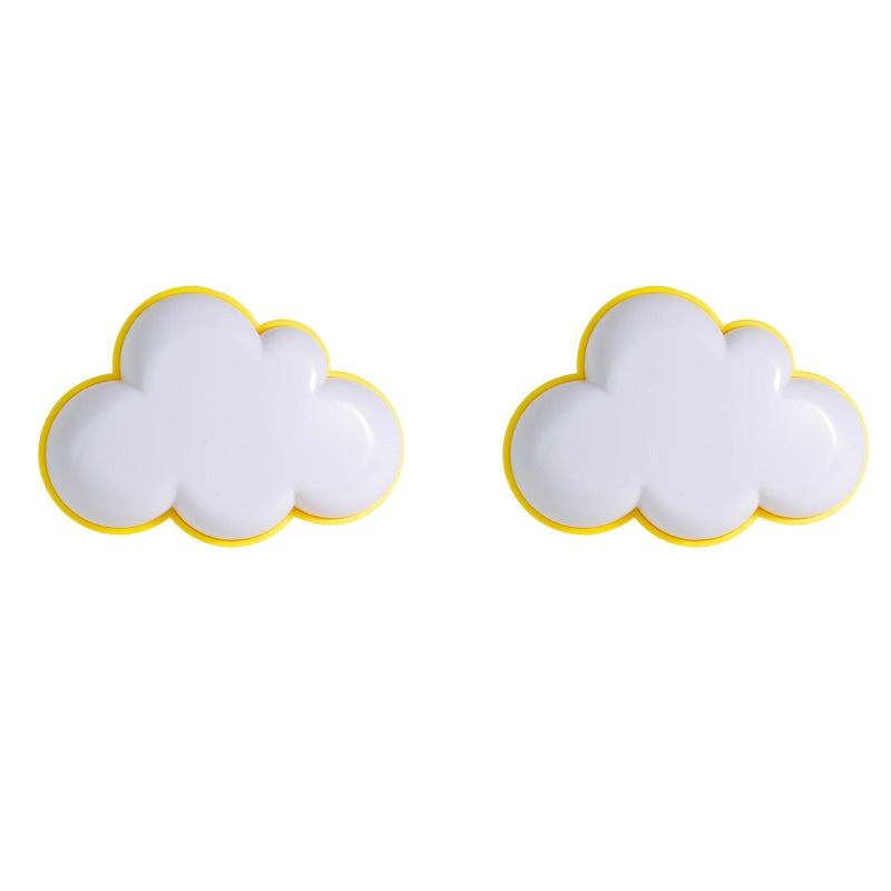 Veilleuse Murale Sans Fil Forme Nuage for Chambre Bebe, Detecteur de Lumiere Automatique