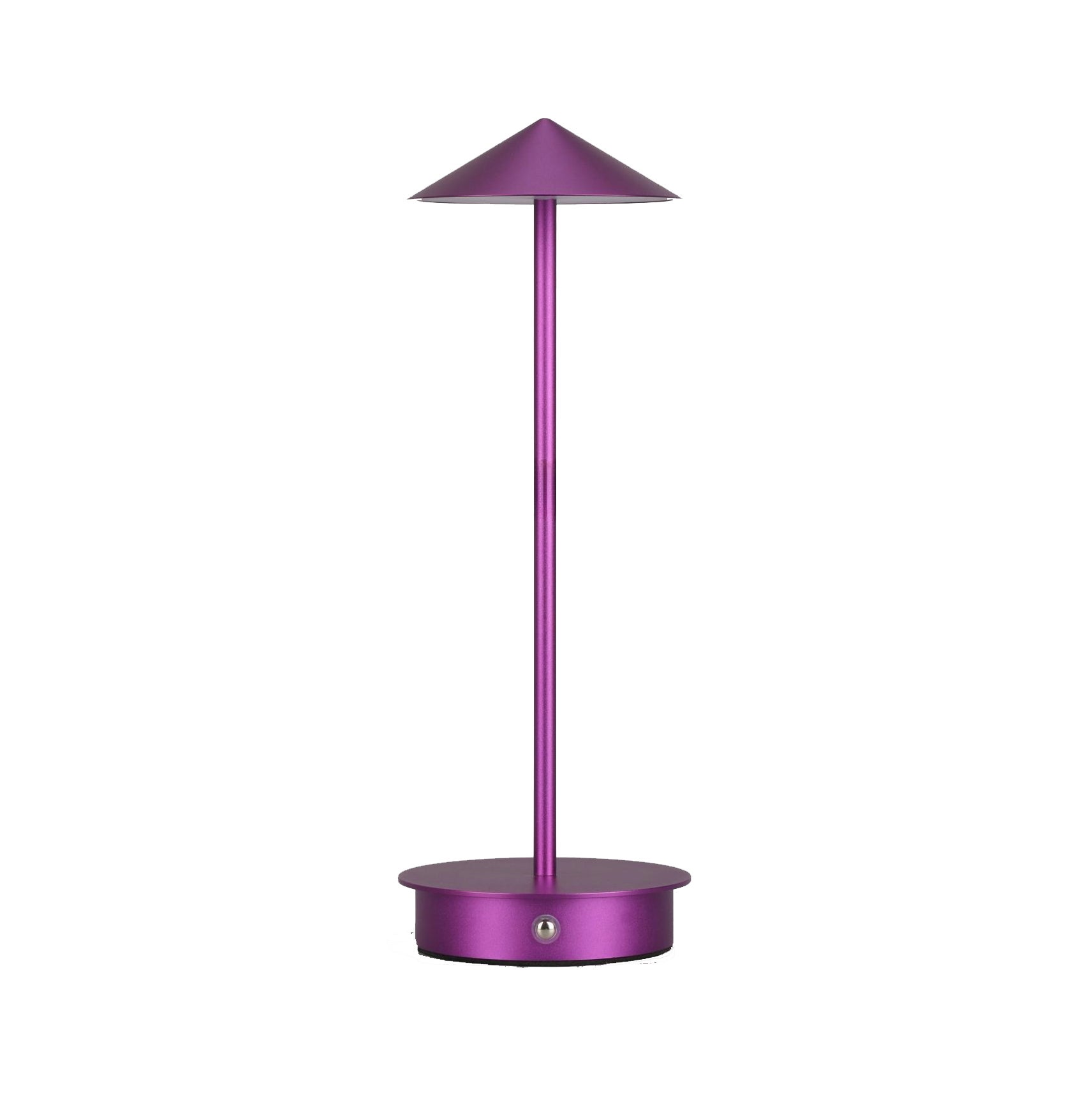 Przenośna bezprzewodowa lampka biurkowa LED, lampka biurkowa z możliwością ładowania, fioletowa