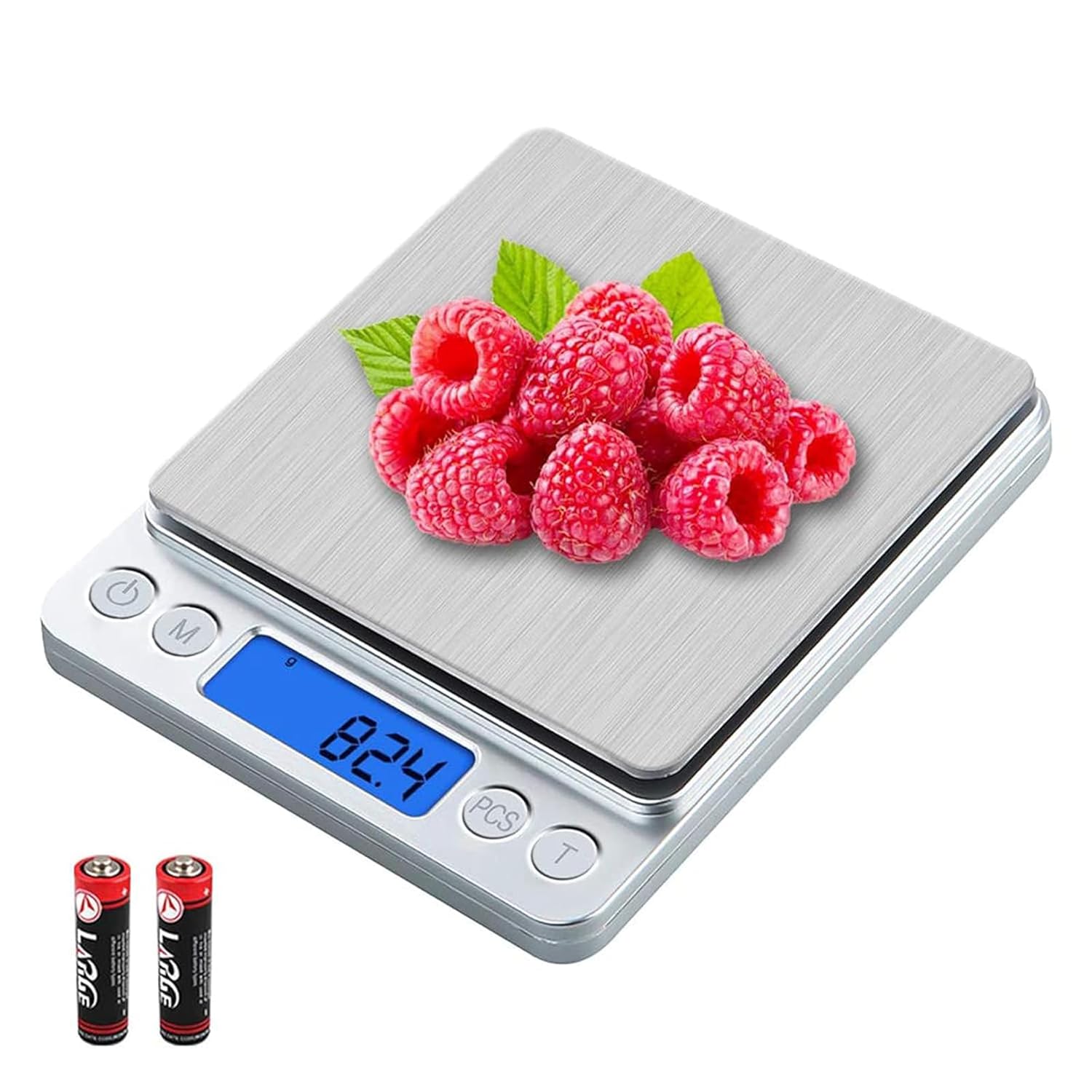 Cyfrowa waga kuchenna, waga gramowa 500 g/0,01 g, waga kuchenna do żywności w gramach i uncjach z wyświetlaczem LCD, cyfrowa waga do kawy/biżuterii z