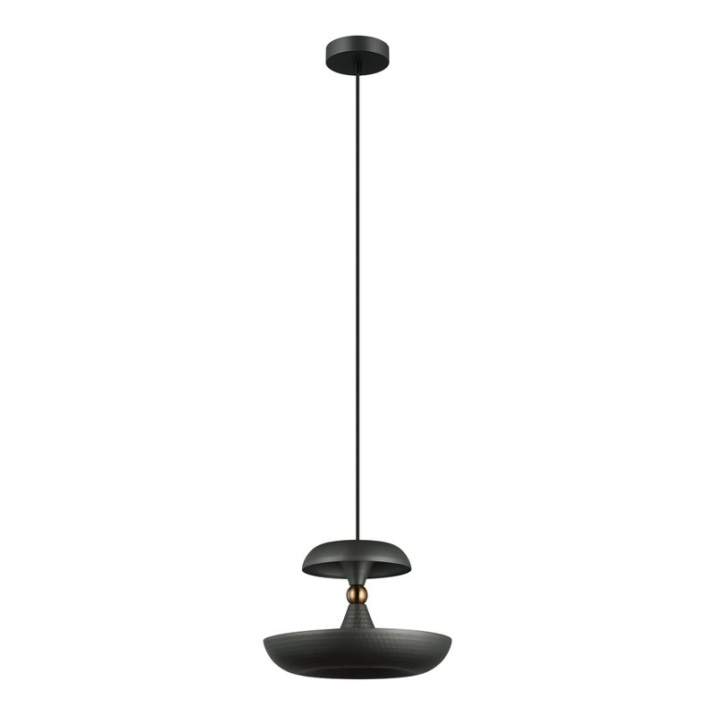 Lampa wisząca mały złoty detal Marina szara 1xE27x40W metal wym:89x26x26cm IP20 Italux