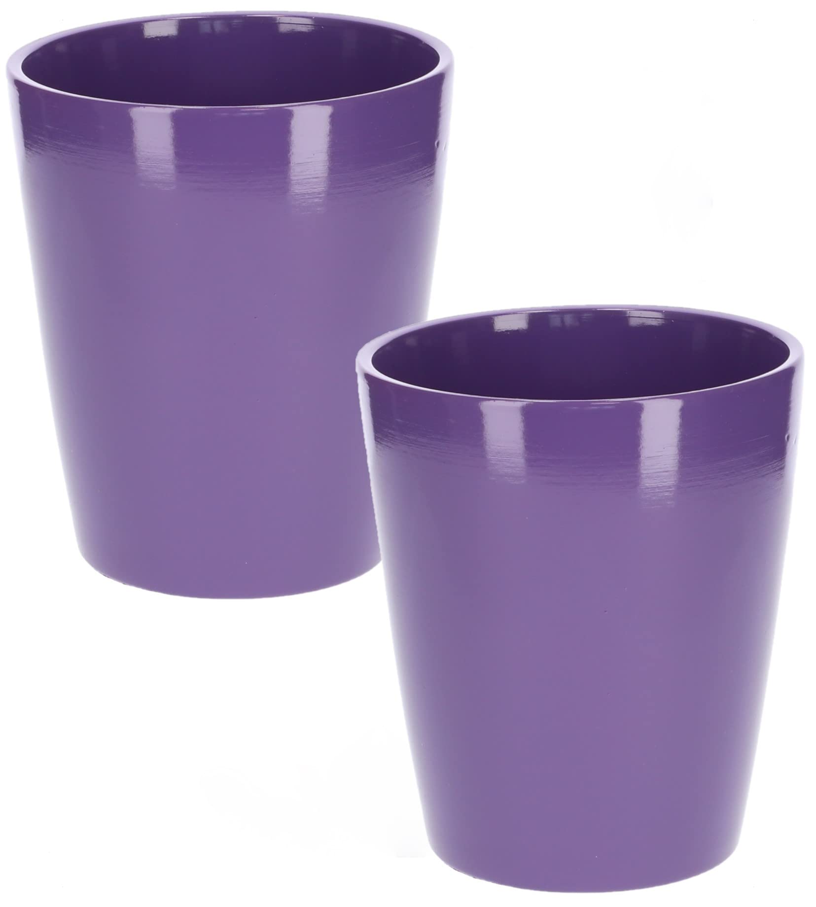 2x osłonka 12 doniczka donica ceramiczna na kwiaty - KOTARBAU