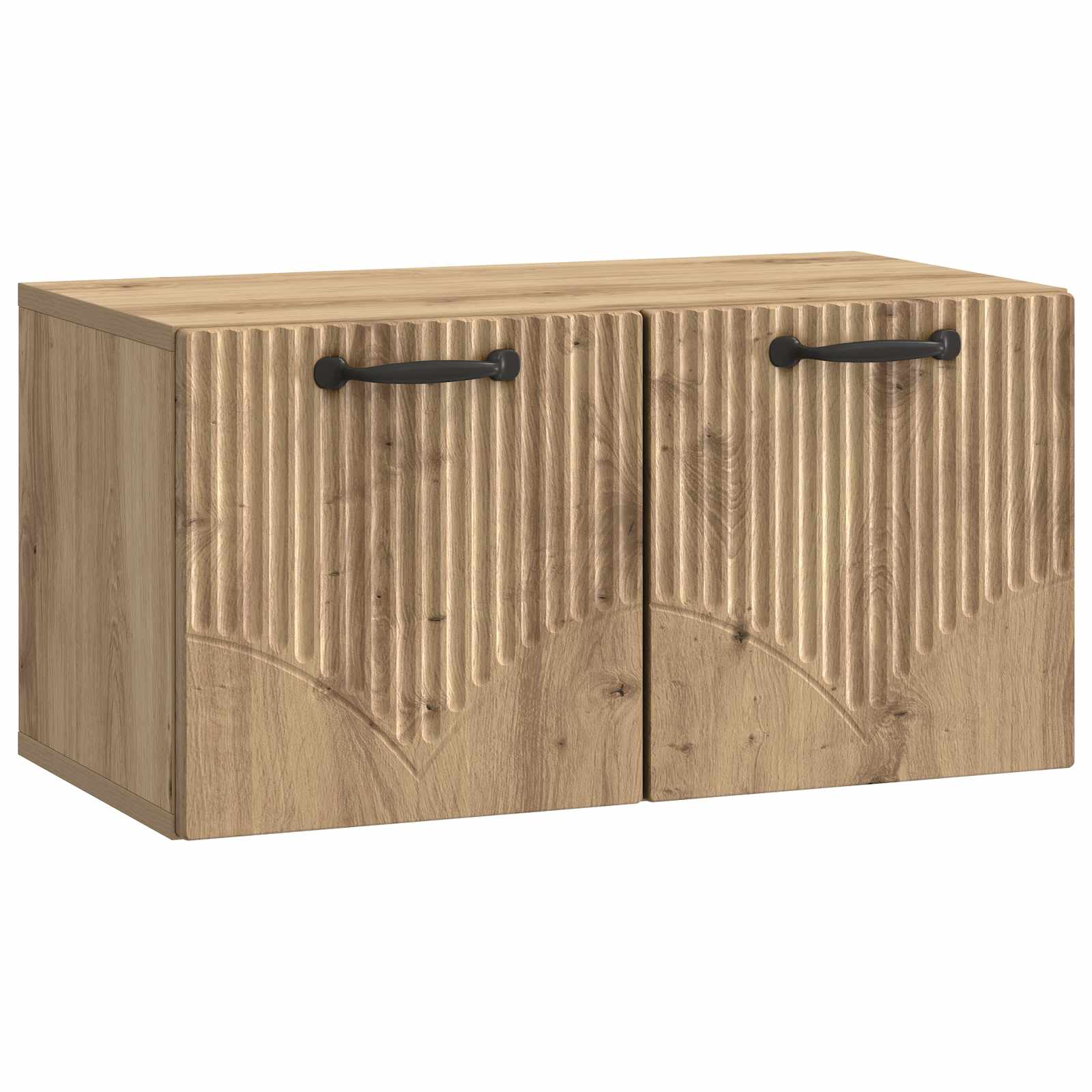 Szafka RTV montowana na ścianie 59,5 x 31 x 30 cm Dąb artisan