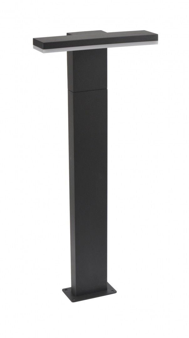 Lampa ogrodowa stojąca Fler ciemnoszara LED 10W 4000K 720lm IP54 wym: 58 x 24 x 9,1 cm aluminium SU-MA