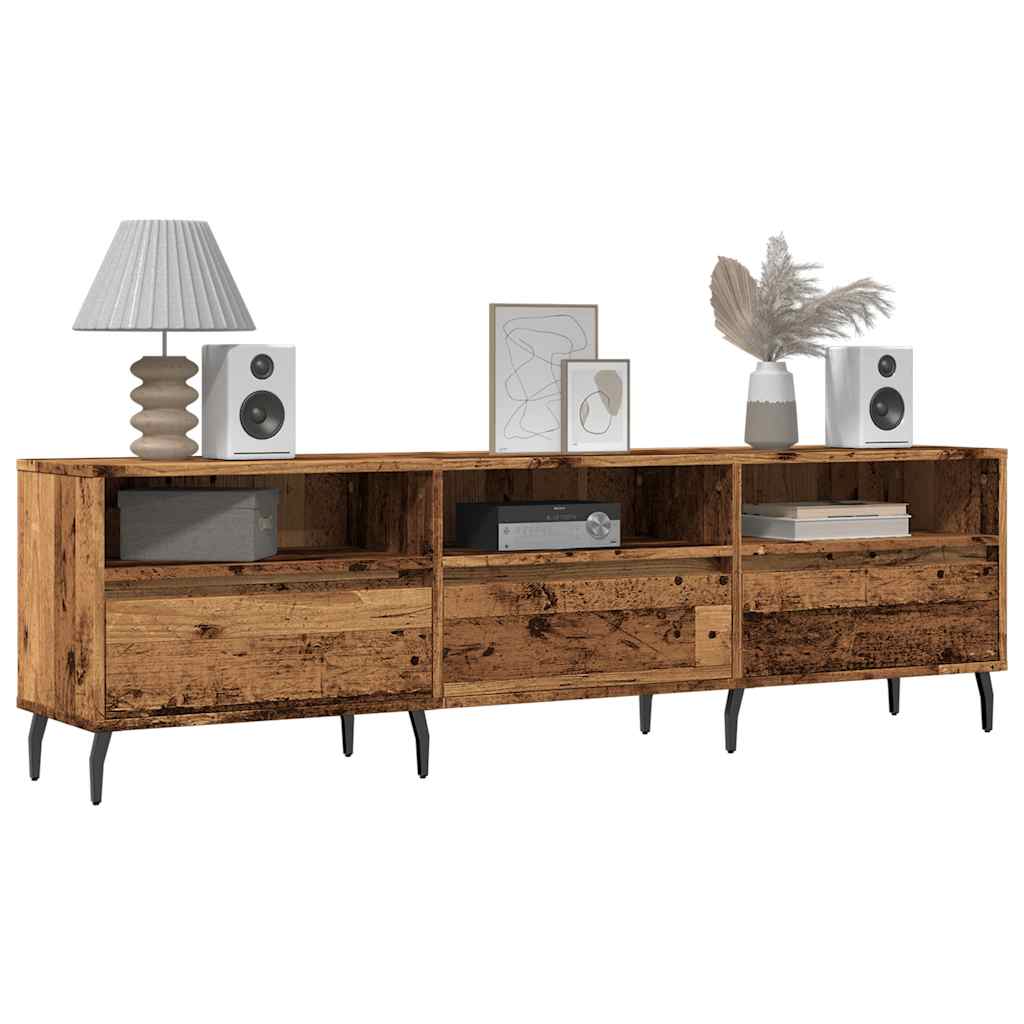 Szafka pod TV, stare drewno, 150x30x44,5 cm