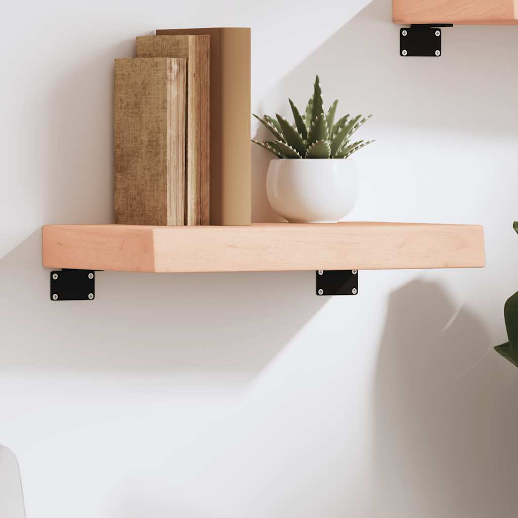 vidaXL Półka, 40x30x(2-6) cm, surowe lite drewno dębowe