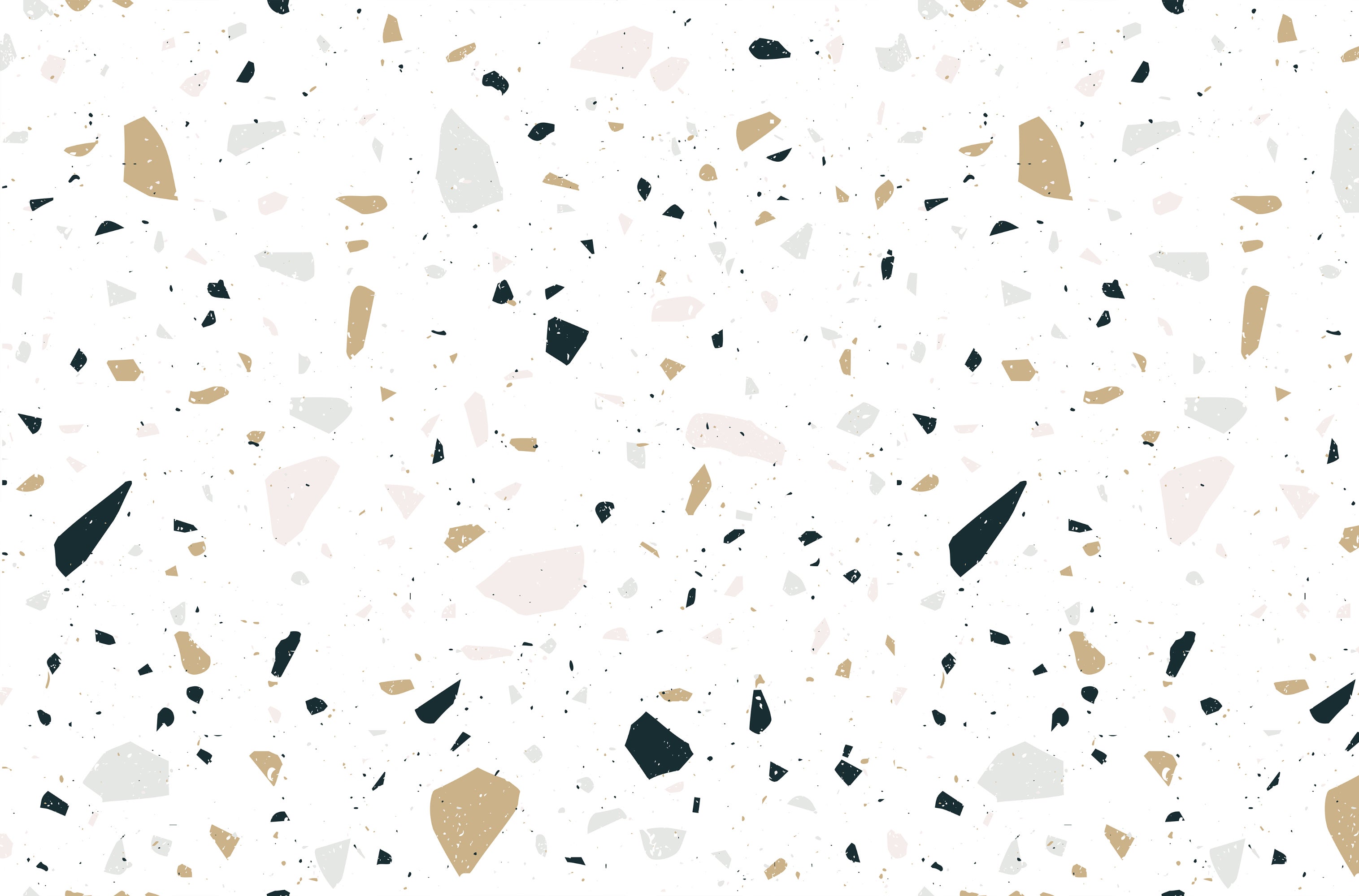 Dywan winylowy Terrazzo Aquiles 66x100 cm - antypoślizgowa wykładzina PVC z gładkim nadrukiem, winylowa wykładzina do kuchni lub salonu, zmywalna