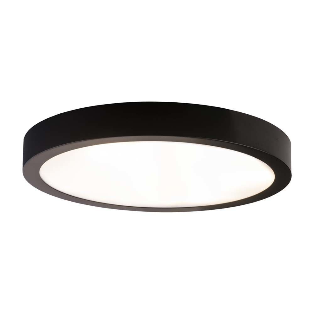 Plafon nowoczesny okrągły Ø42cm LED 15.8W neutralna barwa czarny / biały NOMI Shilo