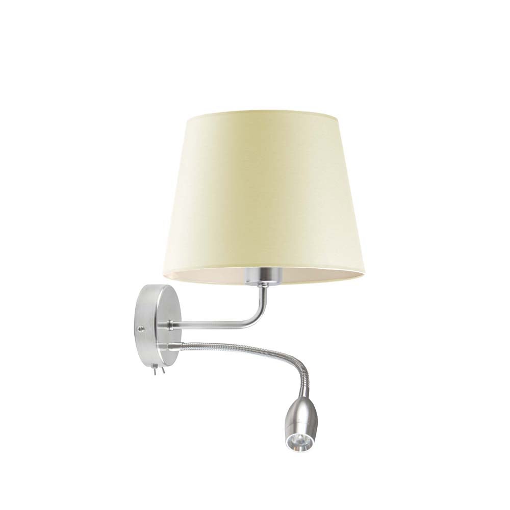 Kinkiet LED lampa ścienna lampa na ścianę z abażurem stożek BLUES