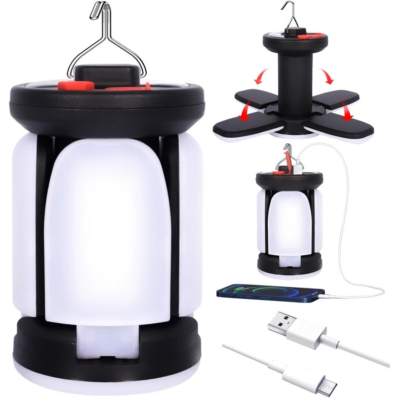 Akumulatorowa lampa kempingowa trybów oświetlenia diod LED Super Jasne Wodoodporna Przenośna na Kemping Wędrówki do Garażu na Kemping