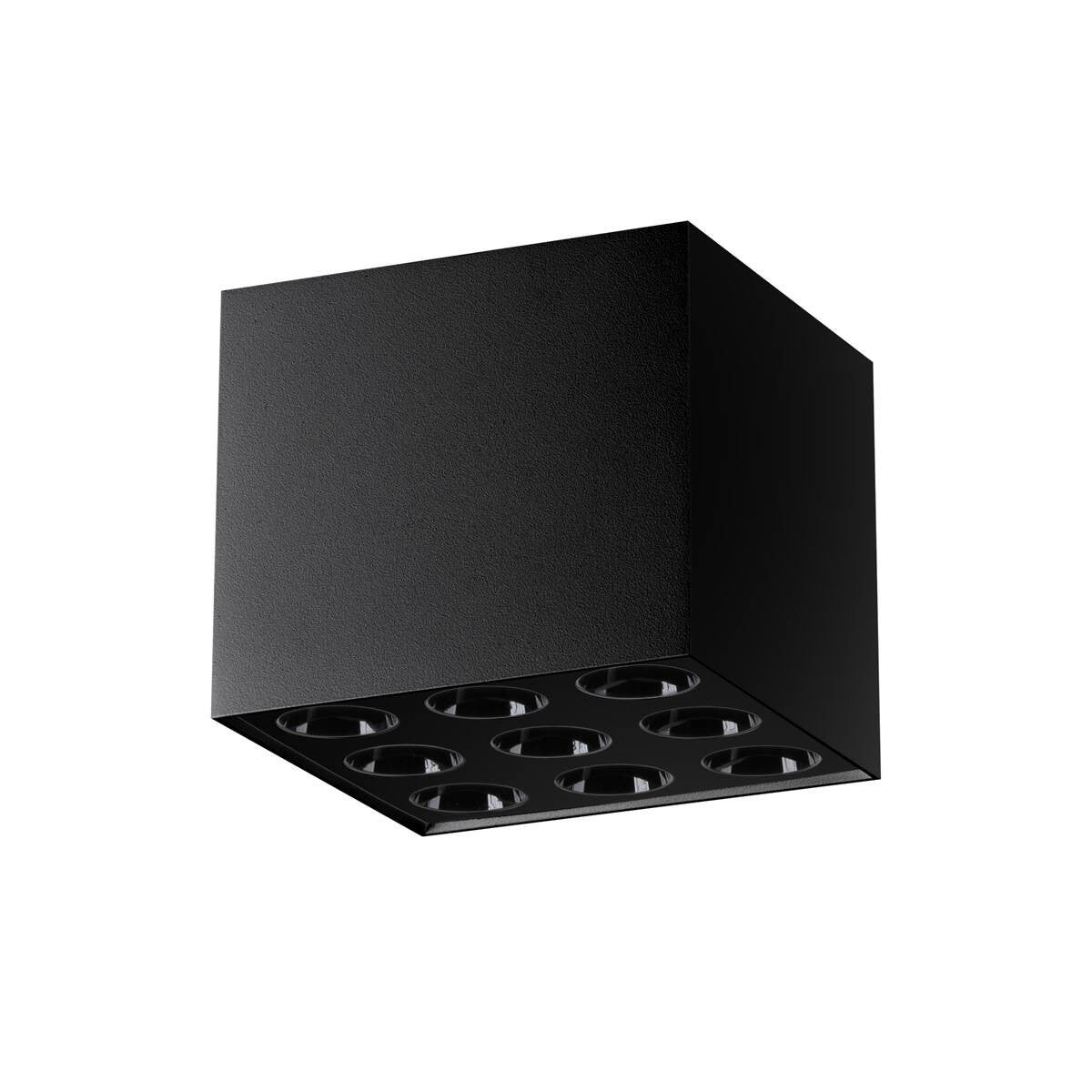 Spot sufitowy nowoczesny kwadratowy czarny LED 16W OZZY SL.1211 Sollux Lighting