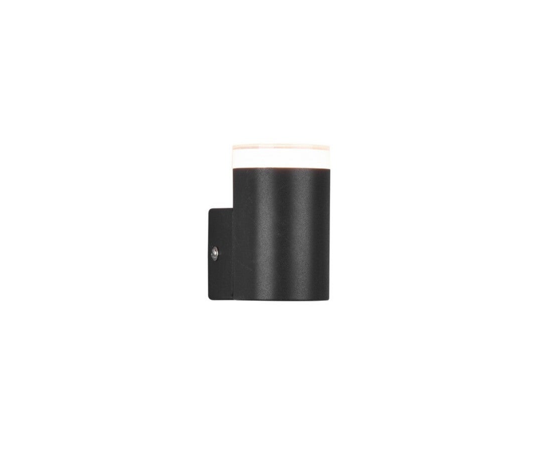 Kinkiet ścienny Ray czarno-biały LED 4W 3000K 340lm do łazienki wym: 8,3 x 5,2 x 5,2 cm tworzywo sztuczne IP44 Trio