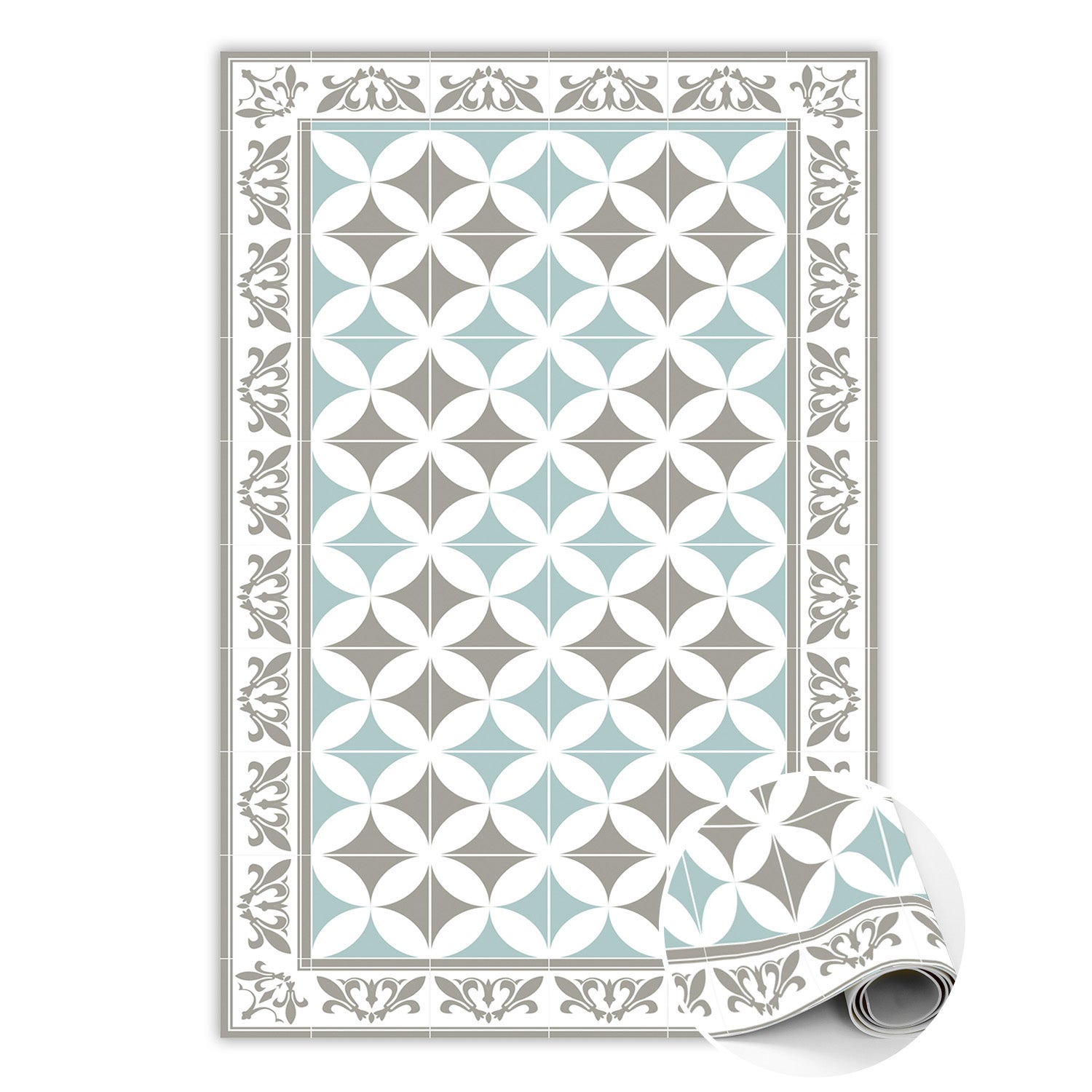 Dywan winylowy deski drewniane naturalne, mata winylowa do przedpokoju 60x90 cm – Tulup