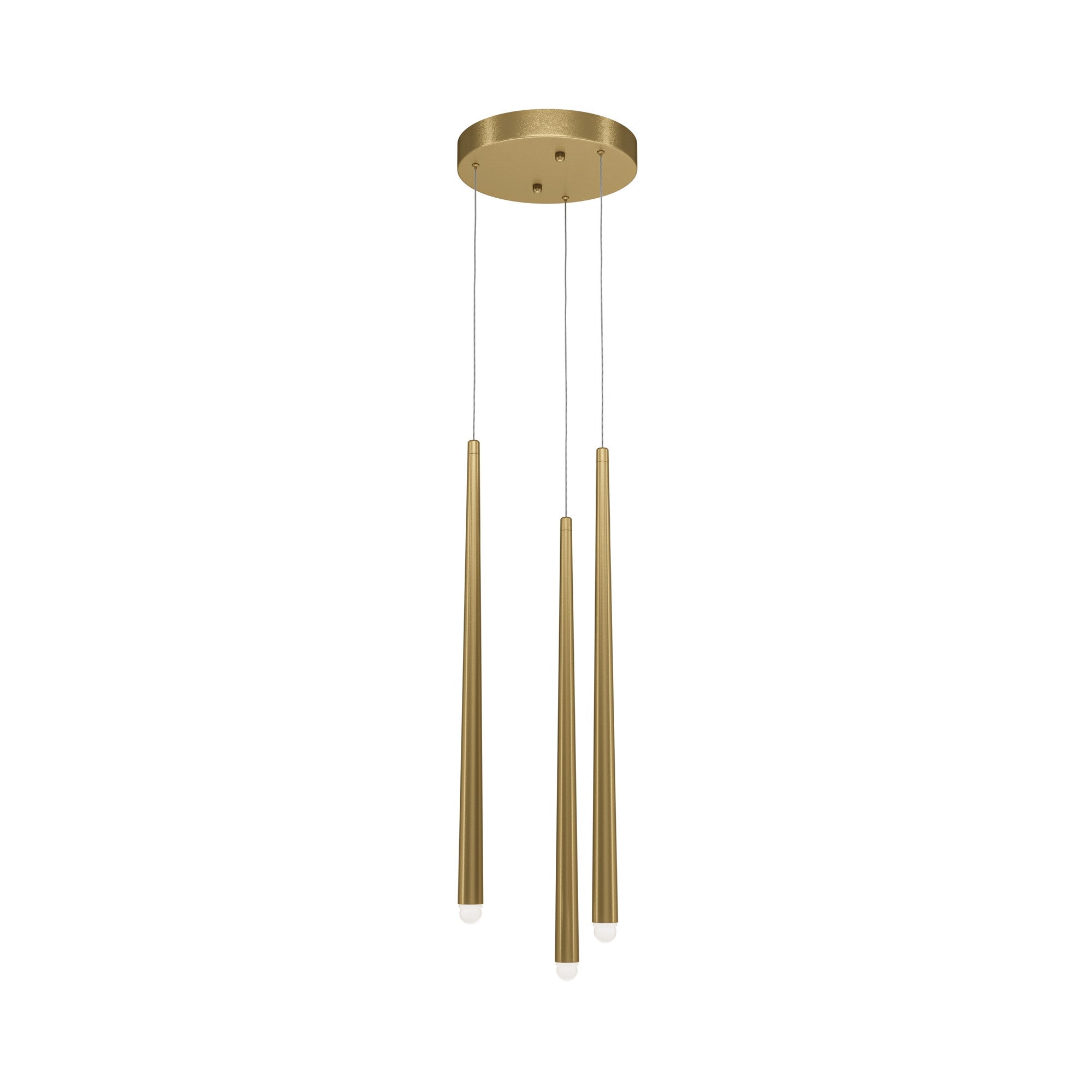 Lampa wisząca CASCADE LED 19W Neutralna biel 1550lm mosiężno-złota wym: 150 x 3,5 x 110 cm Maytoni