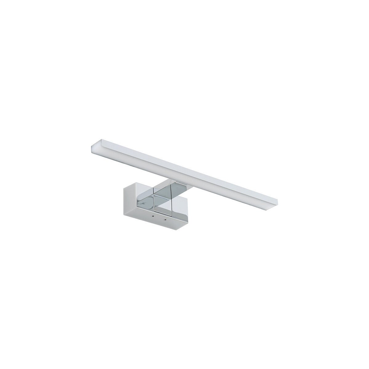 Kinkiet ścienny Cezanne chromowany biały LED 8W 3000K 600lm nad lustro wym: 5,1 x 40 x 12,8 cm aluminium IP44 Nowodvorski Lighting