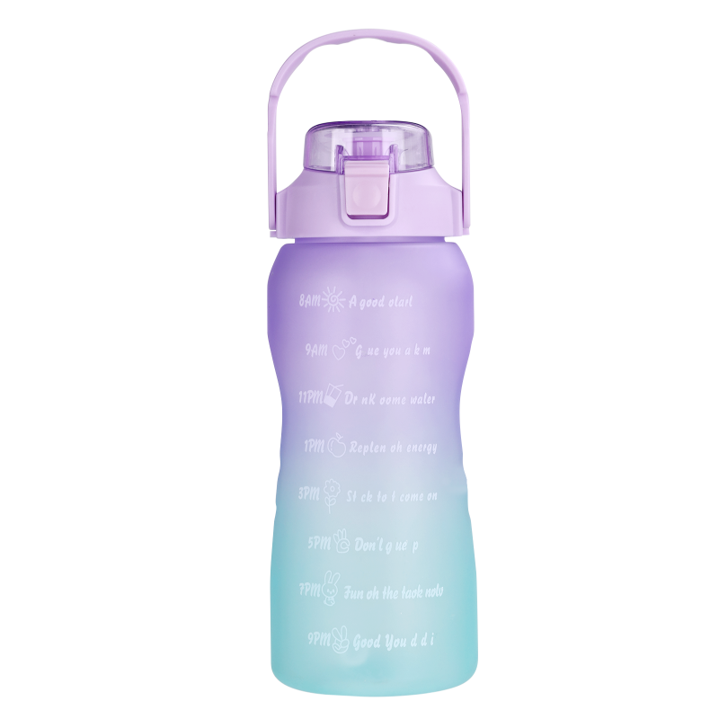 Butelka 1500ml ze słomką/uchwytem, szczelna, do sportów/siłowni.