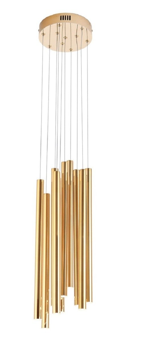 Lampa wisząca 10 złotych tub ściemnialna ORGANIC LED 10W P0265D Maxlight