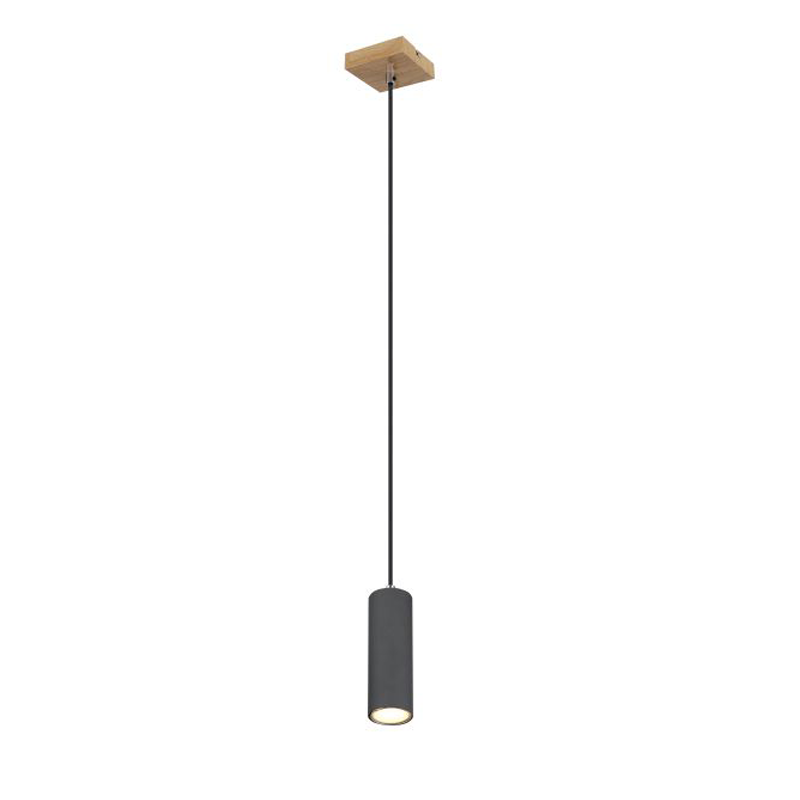 Lampa Wisząca ROBBY Ciemny Grafit GU10 Globo