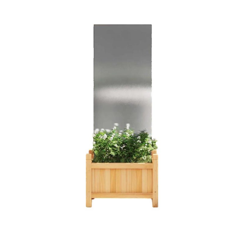 Parawan ogrodowy vidaXL ze stali nierdzewnej odporny na warunki atmosferyczne, nowoczesny design