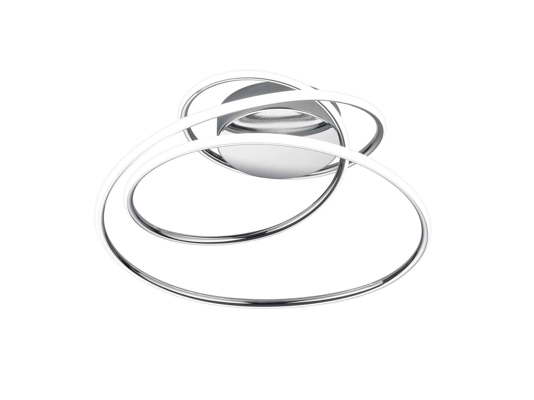 Lampa sufitowa nowoczesna wbudowany LED BOLOGNA srebrny RL R67051106