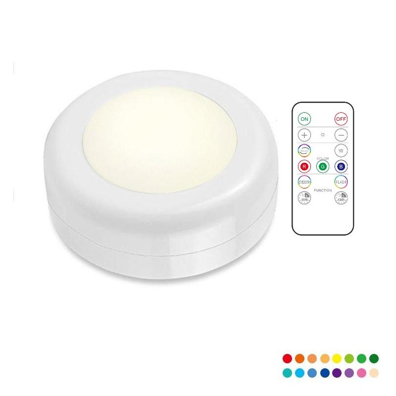 Reflektor LED z pilotem 1 paczka