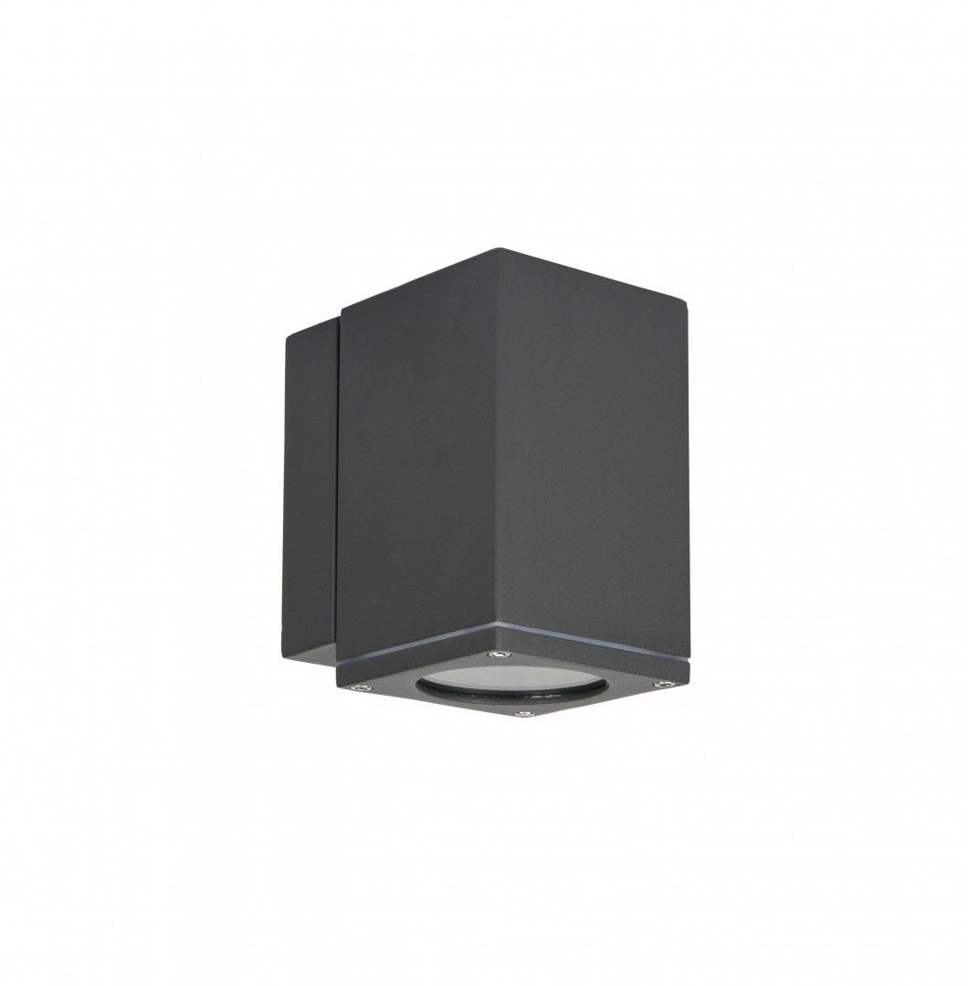 Kinkiet zewnętrzny Adela ciemnoszary 1xGU10x35W wym:13,7x8,7x12,5cm IP54 SU-MA
