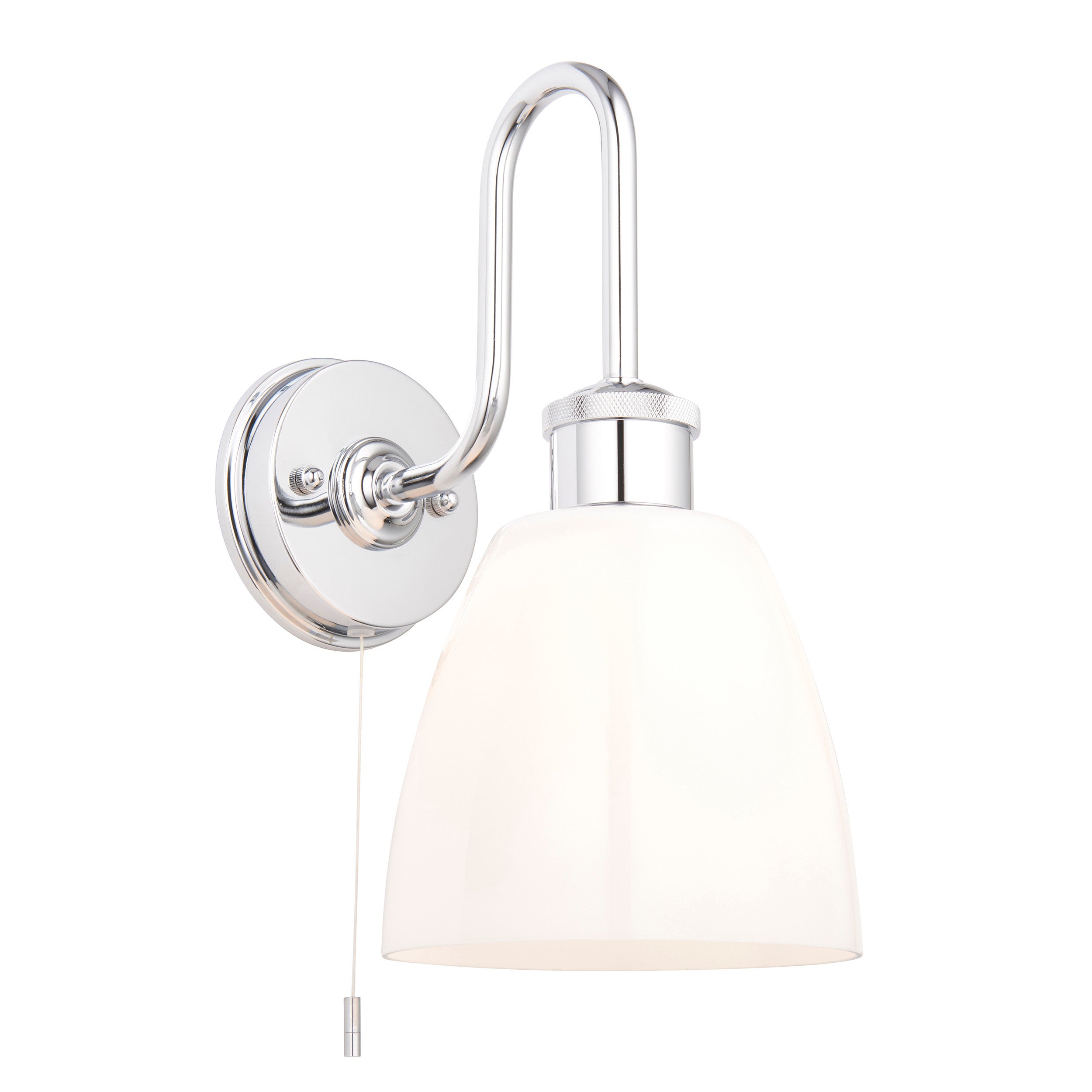 Kinkiet z włącznikiem PIPER chromowany 1xE27x20W metal wym:31,2x15,5x23,2cm IP44 Endon