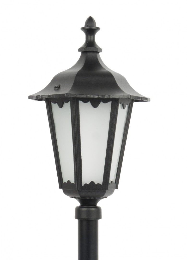 Lampa ogrodowa stojąca Retro czarna 1xE27x60W IP43 wym: 106 x 21 x 21 cm aluminium SU-MA