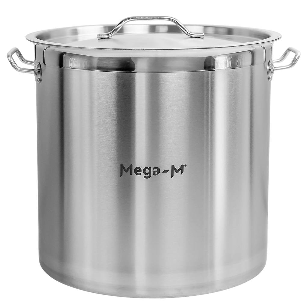Garnek do gastronomii nierdzewny z pokrywą 36L Mega-M PRO