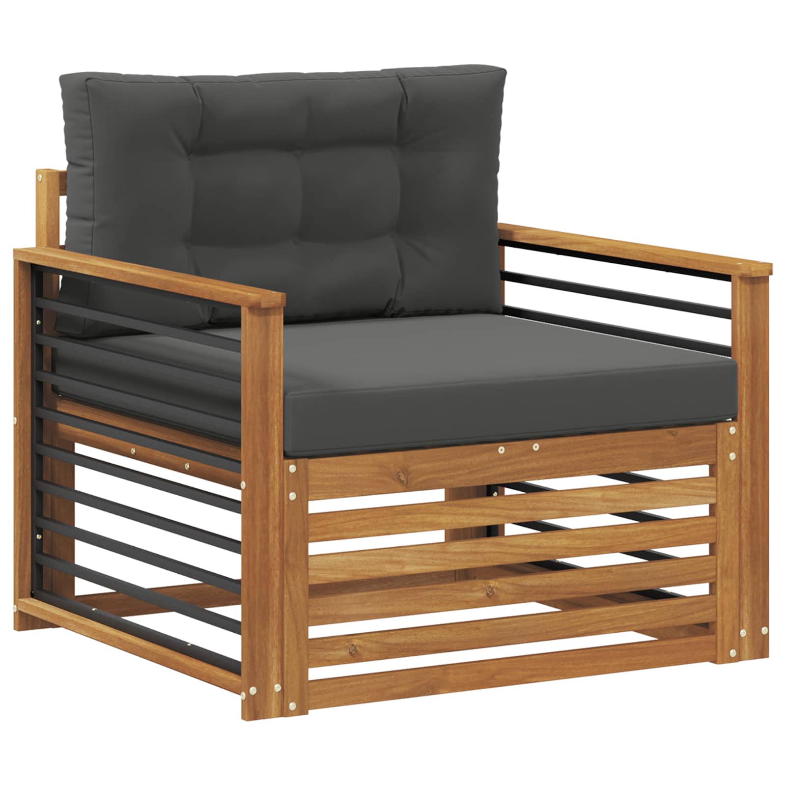 Sofa na zewnątrz Lite drewno akacjowe i poliester