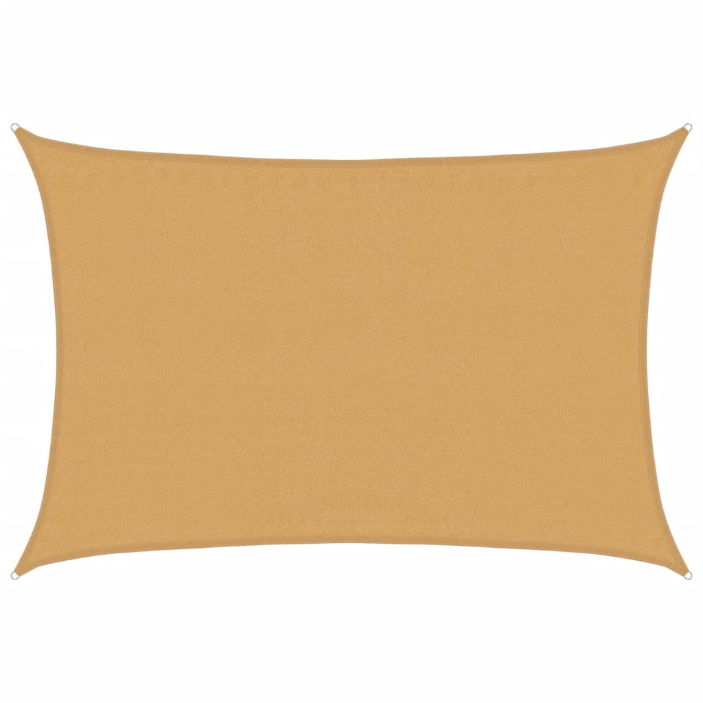 Żagiel Przeciwsłoneczny Prostokątny 350x500 cm Piaskowy z HDPE