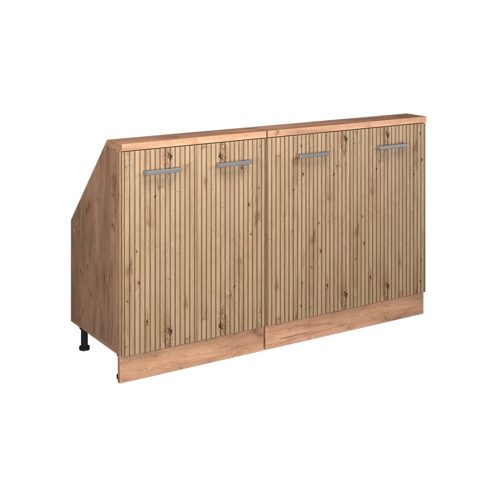Vicco Zestaw szafek na dach skośny Rion, Dąb Artisan/Dąb Goldkraft, Zestaw 2 sztuk
