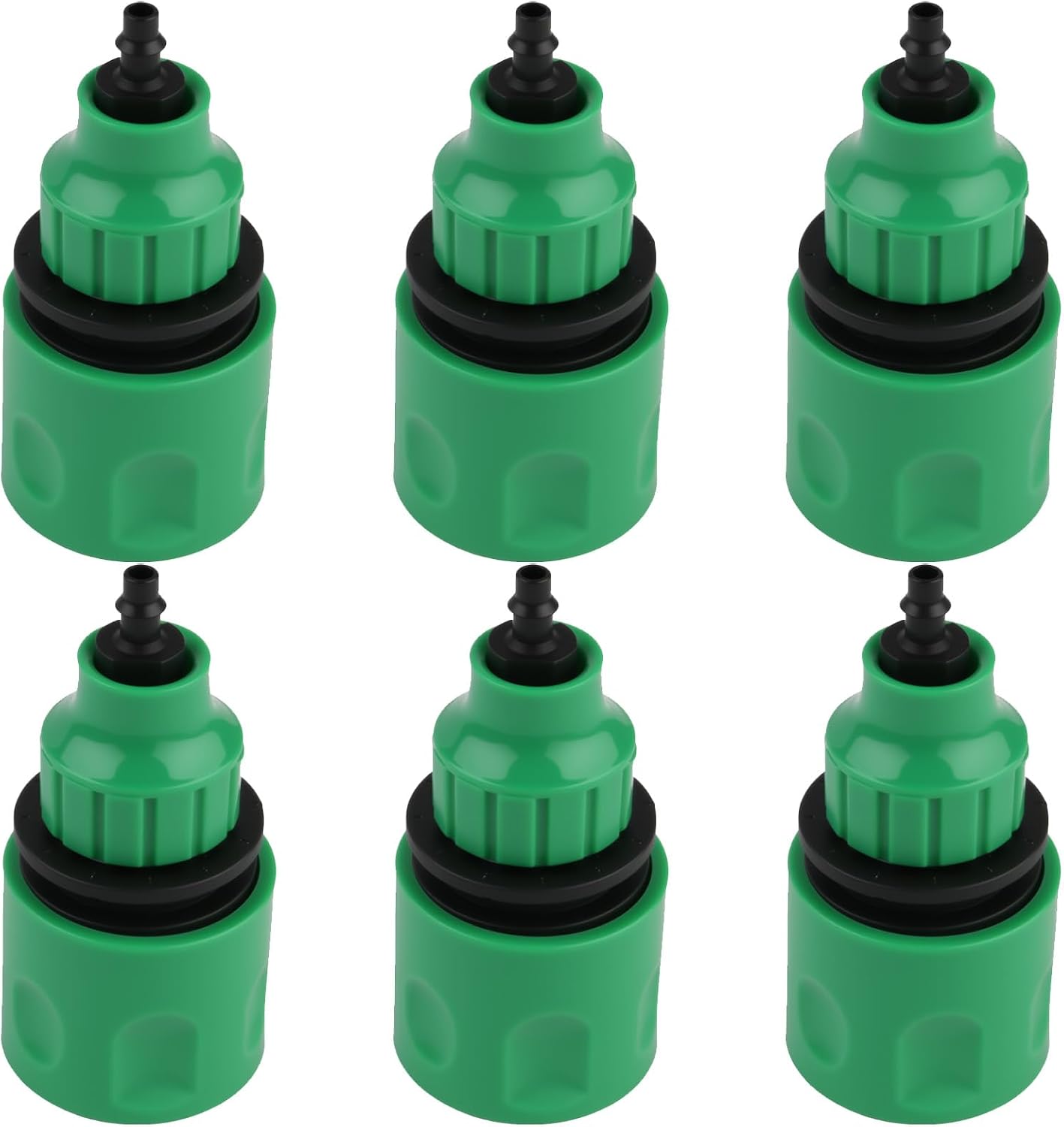 (6 sztuk) Plastikowe złączki do węży ogrodowych 4/7 i 8/11, mikrozłącze do szybkozłącza 4-9 mm