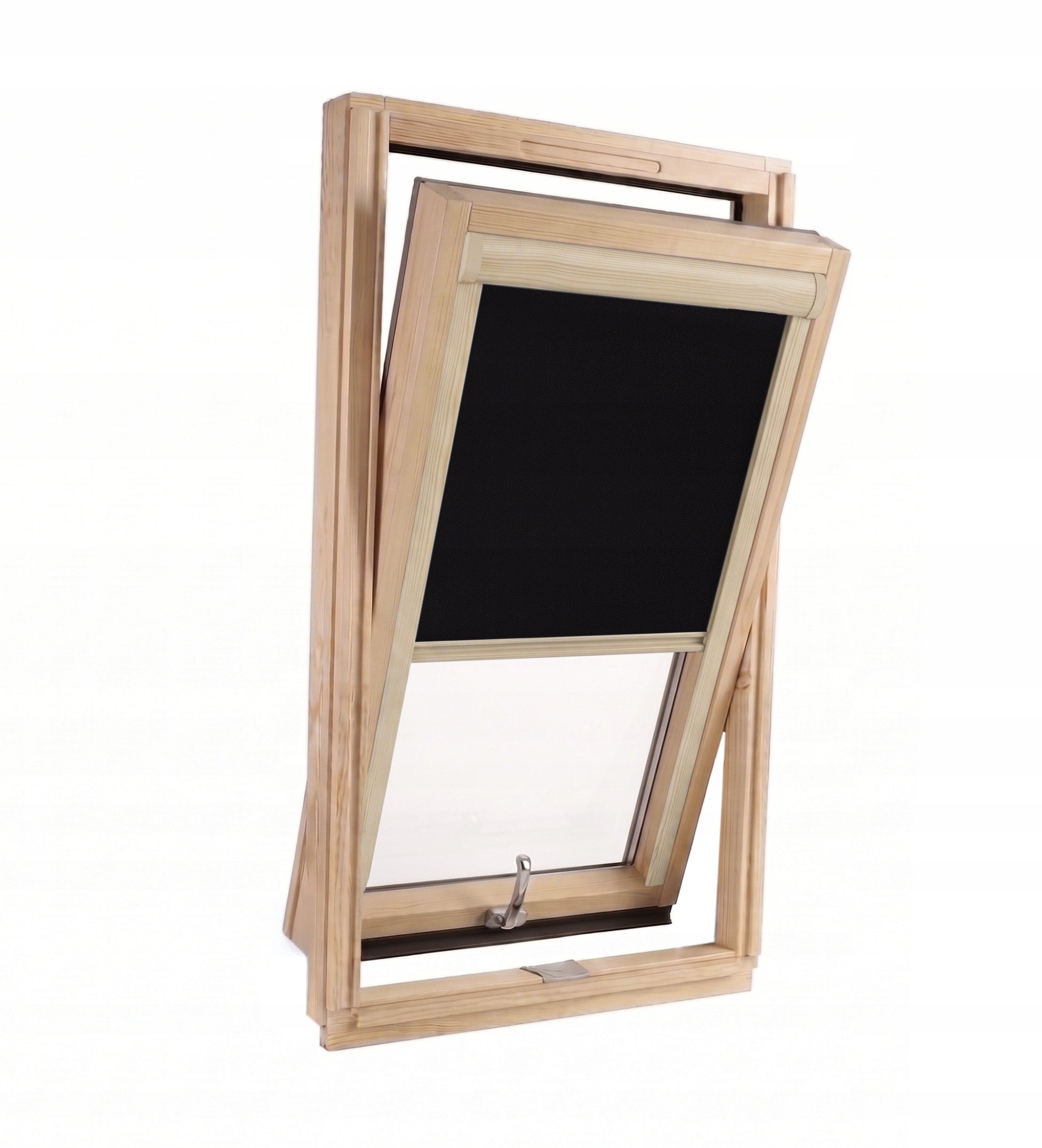 Roleta dachowa zaciemniająca termiczna czarna 114x118cm do okien FAKRO OPTILIGHT Dlaokna