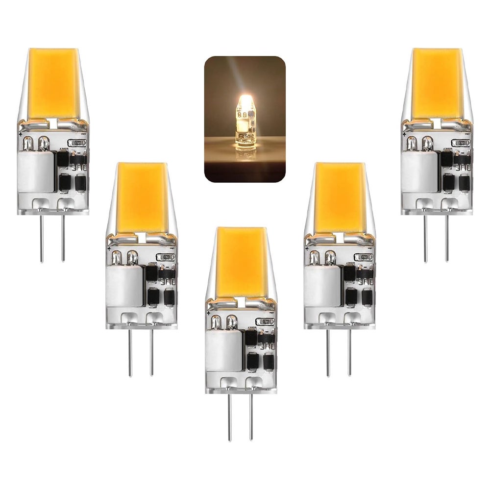 Żarówka LED LED Odpowiednik Lampy Halogenowej AC DC Żarówki bez możliwości ściemniania Biały Ciepły Ochrona Oczu szt