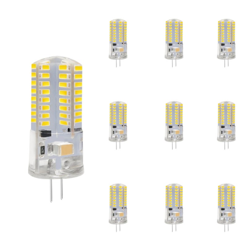 Koraliki LED, trzonek G4, koraliki kryształowe 220 V, światło białe, żarówka energooszczędna, rdzeń lampy, (10 sztuk)