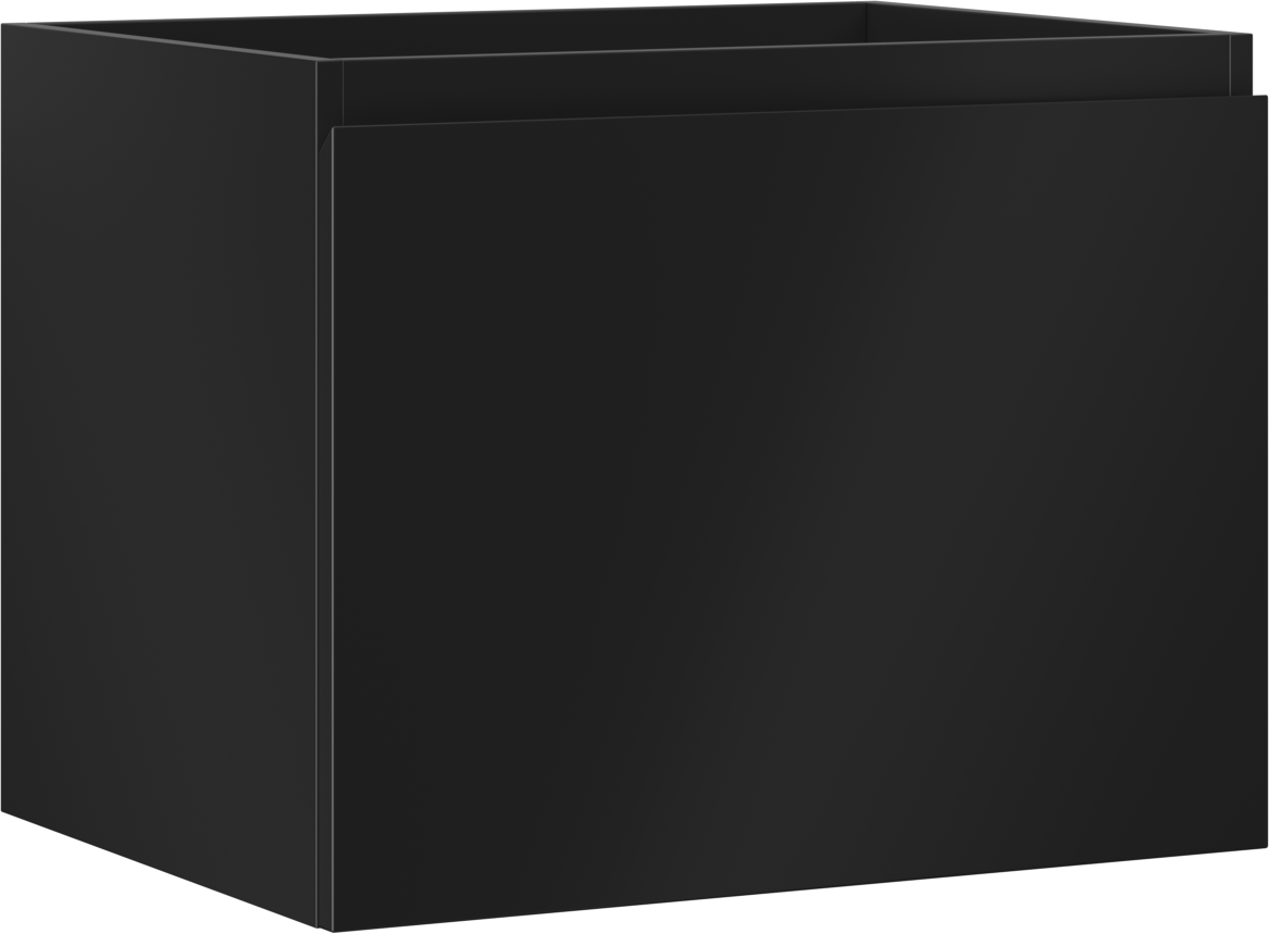 Mexen Orio szafka łazienkowa podumywalkowa 60 cm, 1 szuflada, czarna mat - 91A10-06047-1-BF71