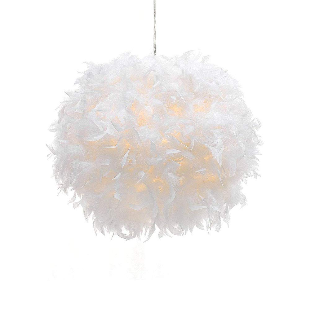 Lampa sufitowa LED Feather nowoczesne i romantyczne zawieszenie do sypialni idealne do salonu cm żarówki nie wchodzą w skład zestawu