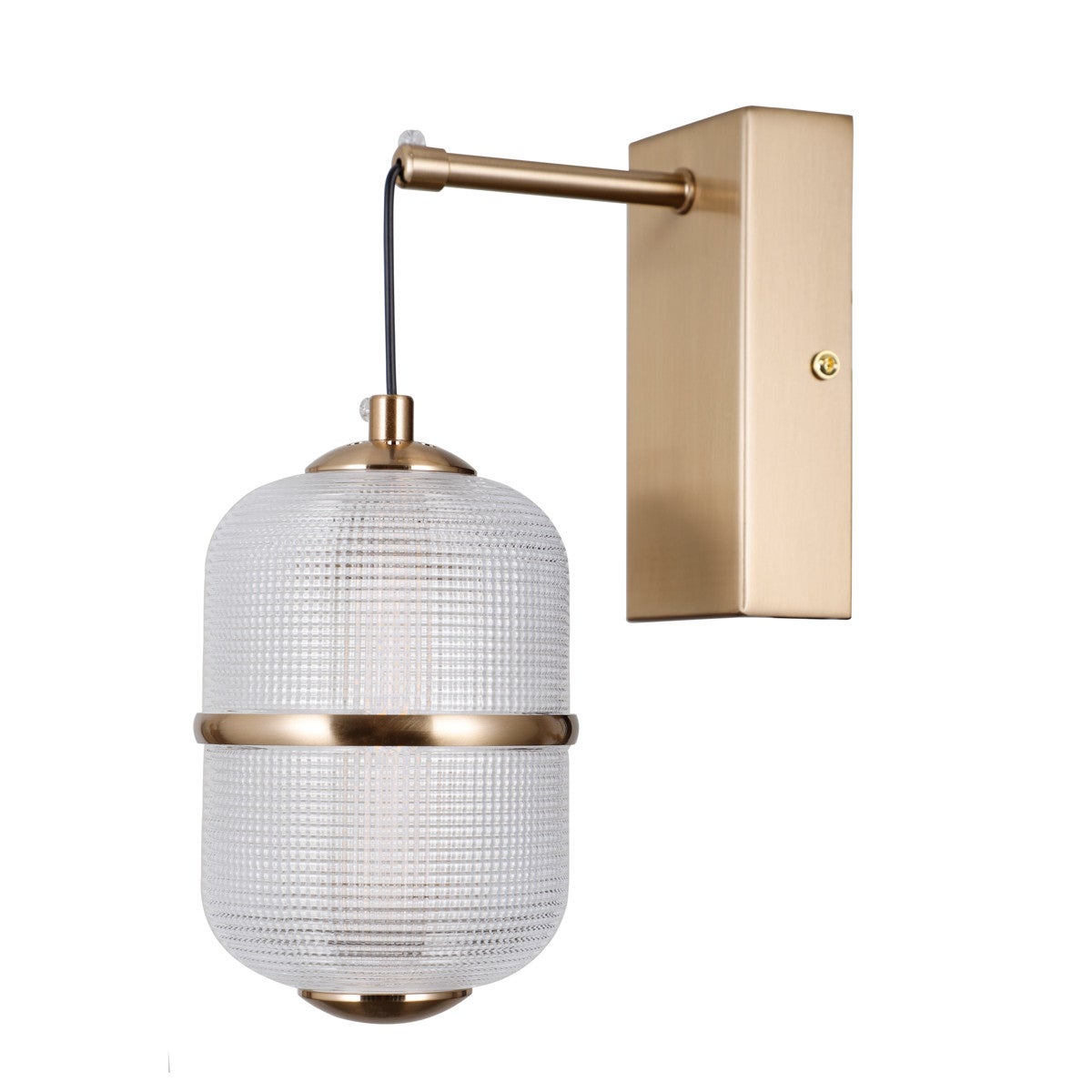 Kinkiet ALANI LED 6W Ciepła biel 588lm złoty wym: 24x10x18 cm IP20 Italux