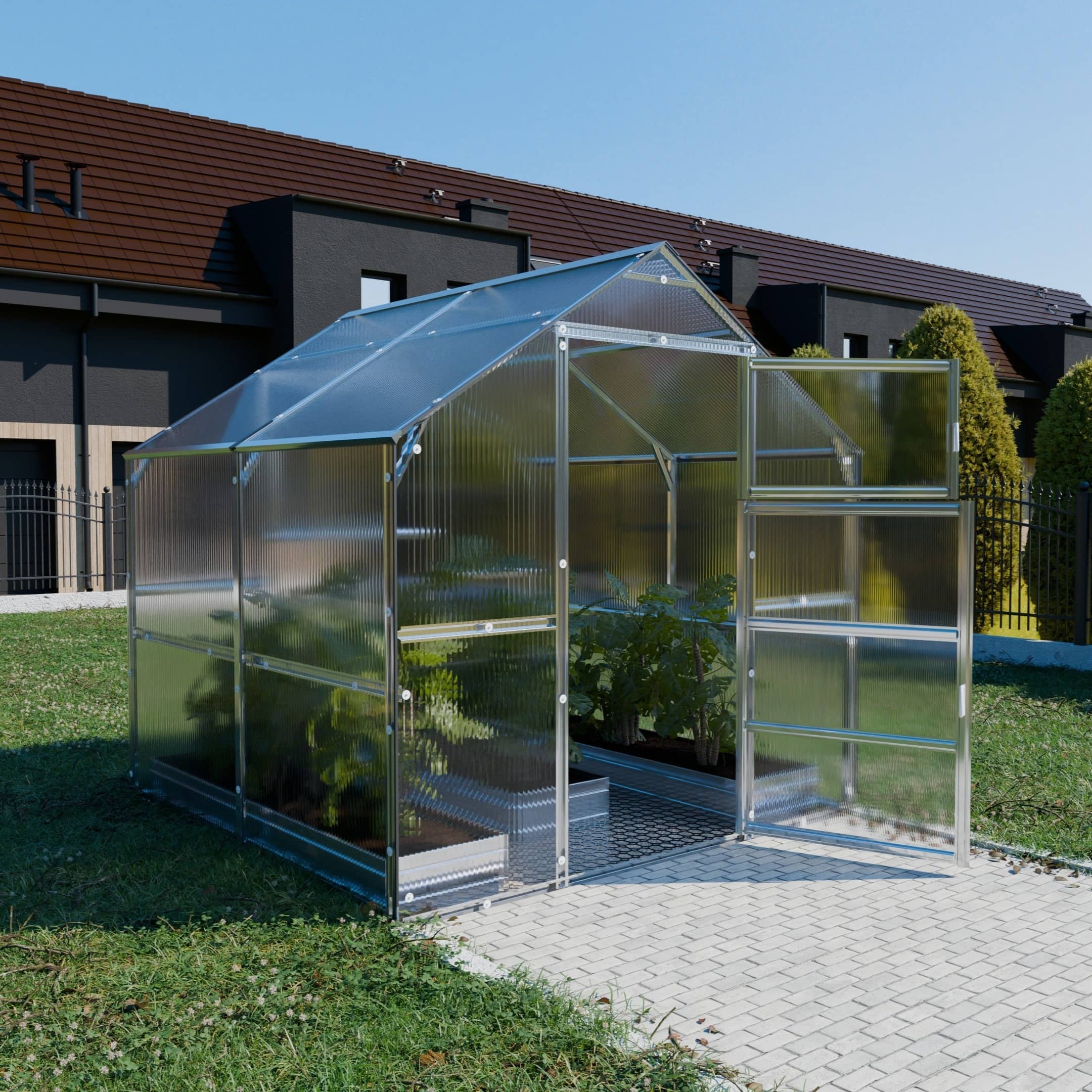 Szklarnia KLASIKA BERNARD 2,35 x 2 m (4,7 m²), 6 mm z powłoką poliwęglanową 1szt.