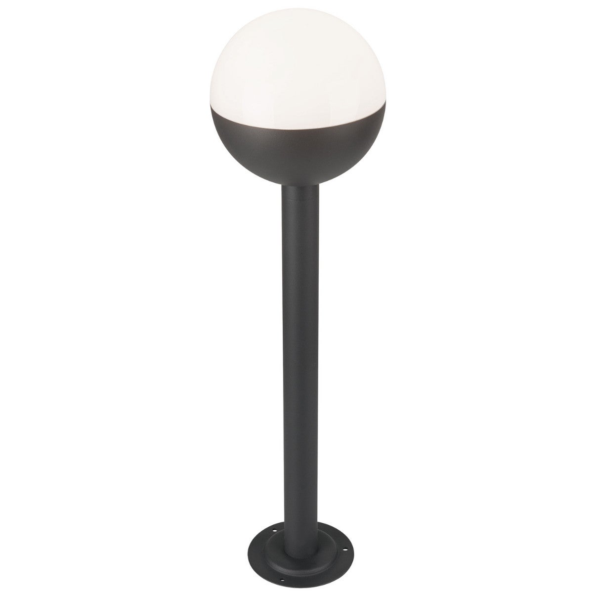 Lampa ogrodowa stojąca Ulsa czarny mat 1xE27x12W IP44 wym: 80 x 18 x 18 cm aluminium Polux
