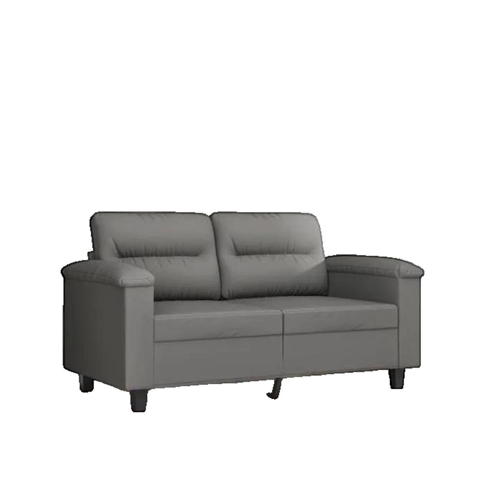 Sofa vidaXL Mikrofibra ciemnoszara Solidny i wygodny