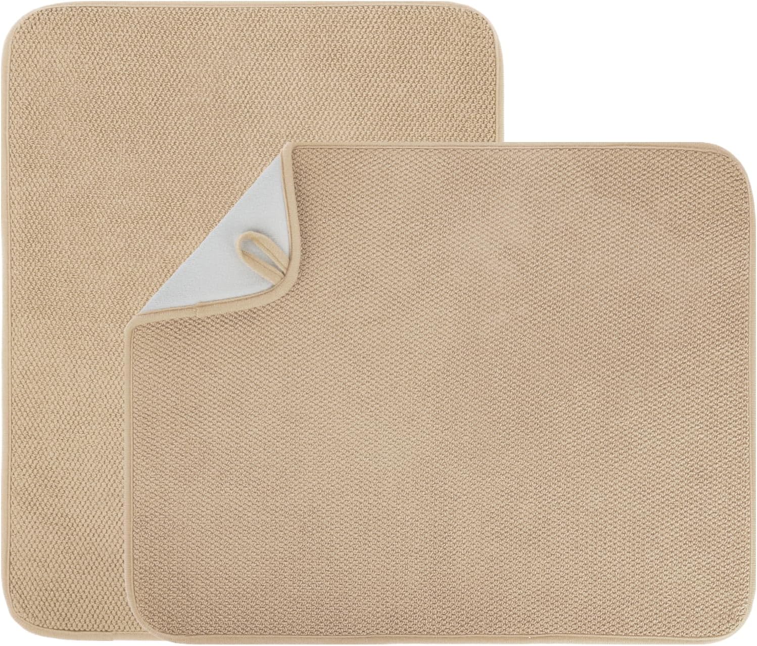 Mata chłonna z mikrofibry 30 x 40 cm – Ultrachłonna, szybkoschnąca – Można prać w pralce – Nadaje się do wszystkich przyborów kuchennych –Beżowa