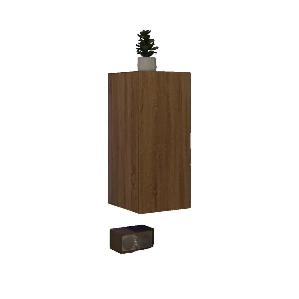 Meble RTV vidaxl z podświetleniem LED i miejscem do przechowywania 30,5x35x70 cm