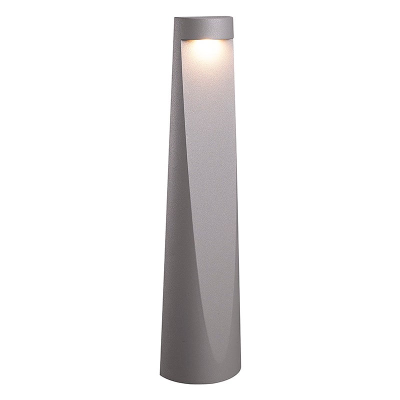 EDDIE Bollard LED Latarnia słupkowa 7W 50° IP65 3000K 777lm Szara lakierowana odlewana ciśnieniowo konstrukcja aluminiowa - Rossini Illuminazione