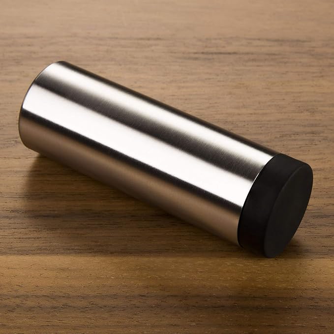 Ogranicznik do drzwi, 2 sztuki, prawdziwa stal nierdzewna, szerokość 32 mm, długość 80 mm