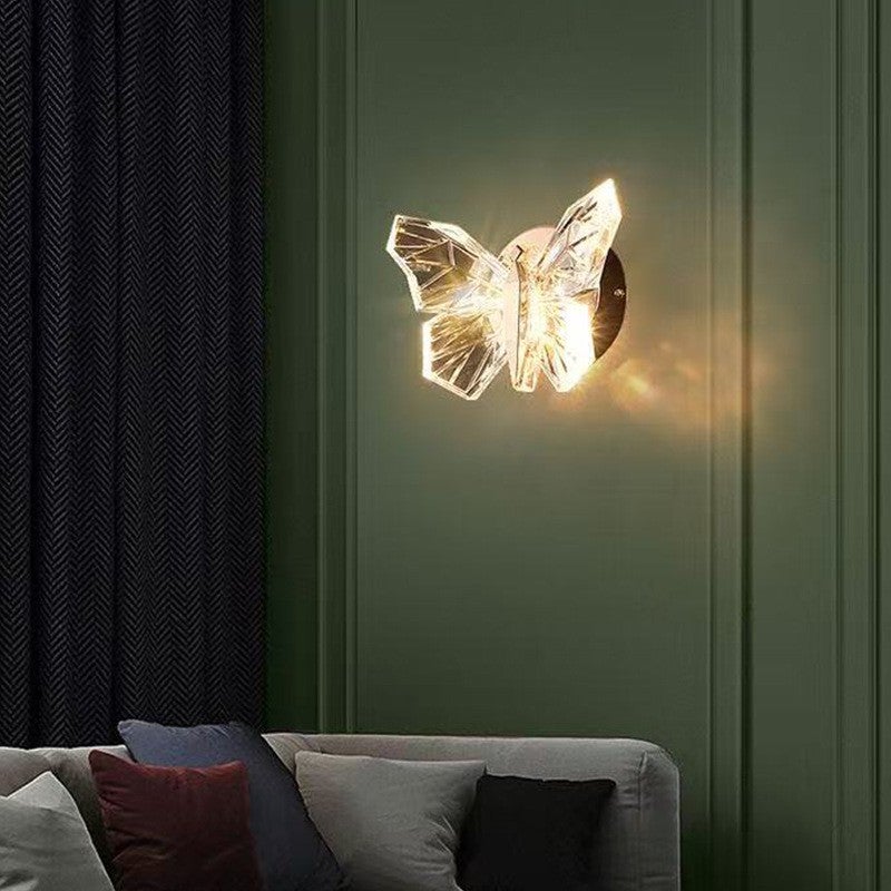 Kinkiet „Motyl”, lampka nocna, designerska oprawa, oświetlenie nastrojowe do przedpokoju, 3000/4000/6000 K
