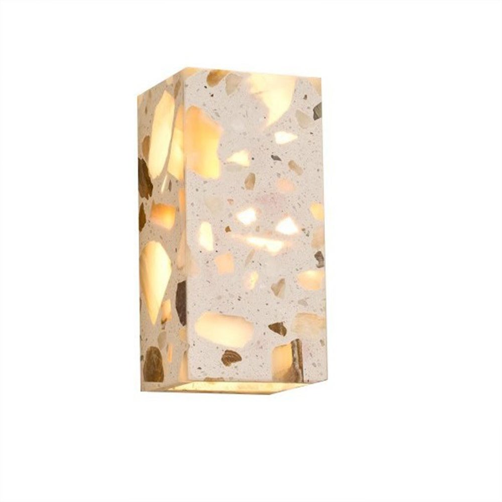 Kinkiet – Kinkiet dekoracyjny – Ciepłe światło (3000 K) – Lampka nocna – 8 x 8 x 16 cm – Oświetlenie skierowane w górę/w dół