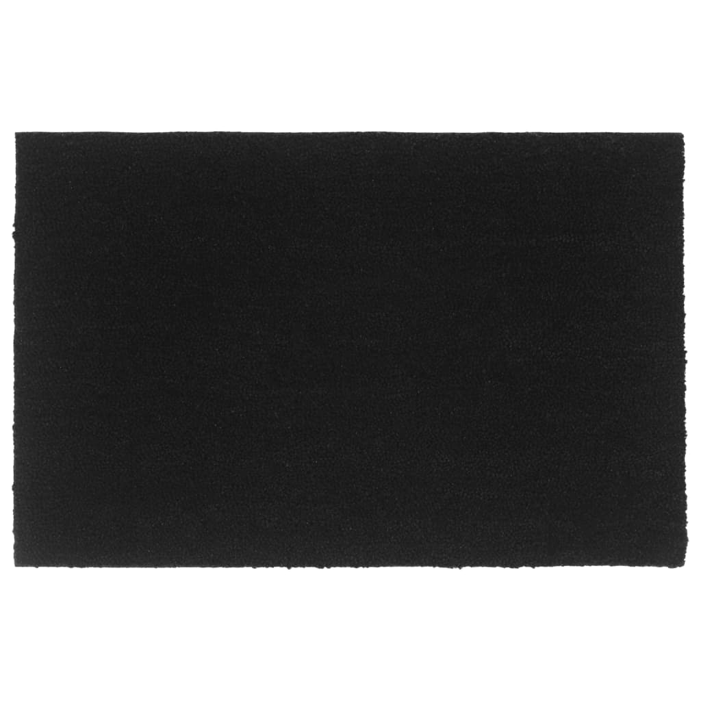 Wycieraczka, czarna, 65x100 cm, włókno kokosowe, tuftowana vidaXL